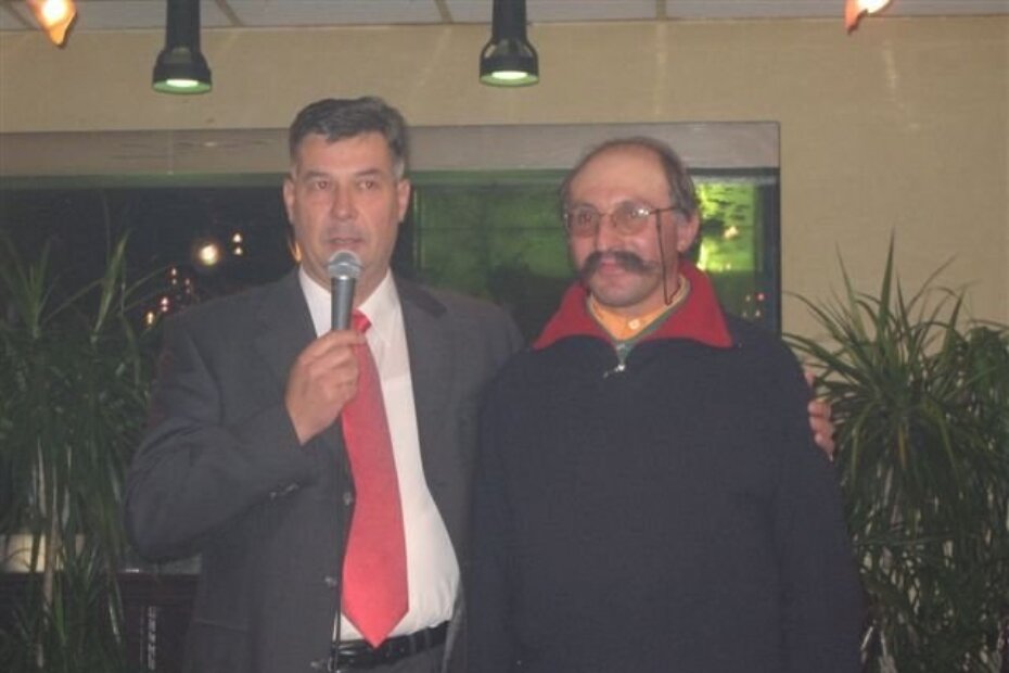 Predsjednik Uprave Rodoljub Kosić i nagrađeni Branko Ritoša