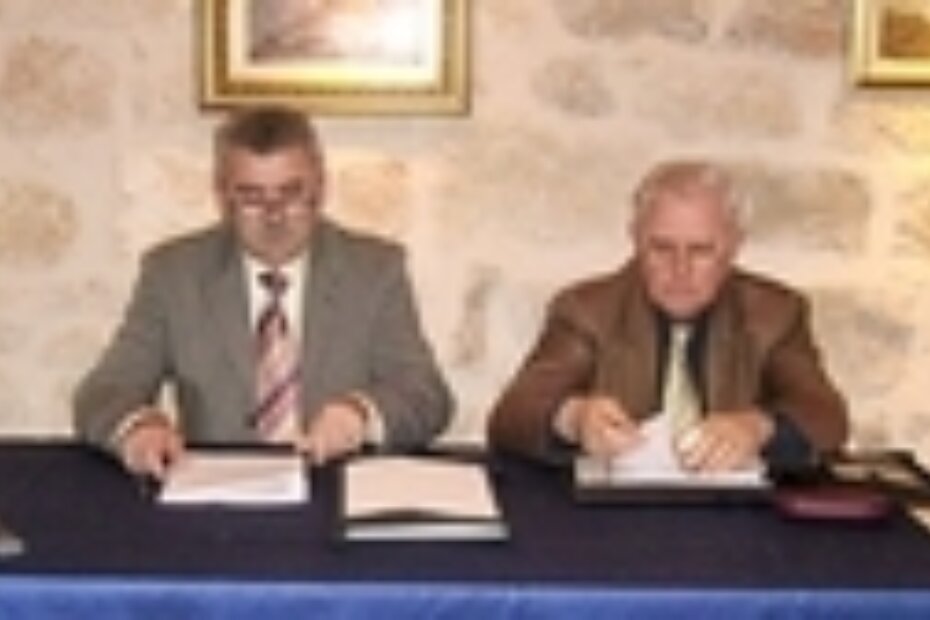 Predsjednik funtanjanskog vijeća Tomislav Barišić i načelnik Tomislav Čoga