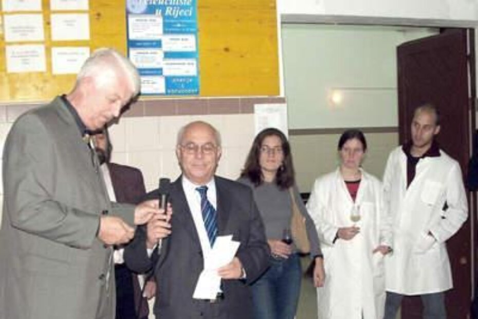 Jusuf Šehanović i Marčelo Dujanić sa studentima vinarstva