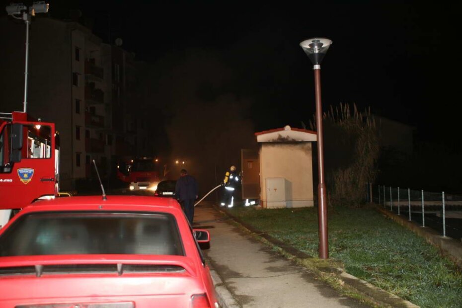 Akcija porečkih vatrogasaca u naselju Mate Balota