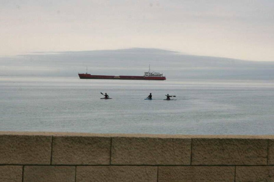 Pogled sa mosta prema pučini