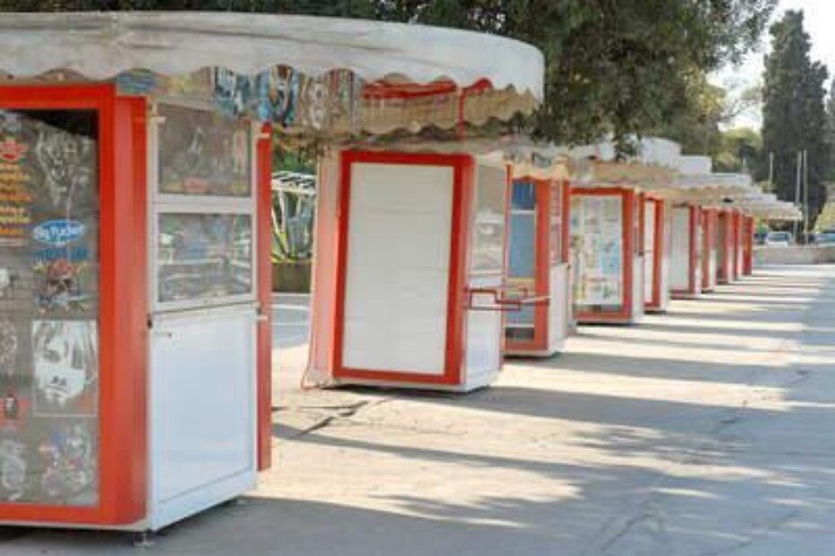 Zatvoreni gradski štandovi na Vialima