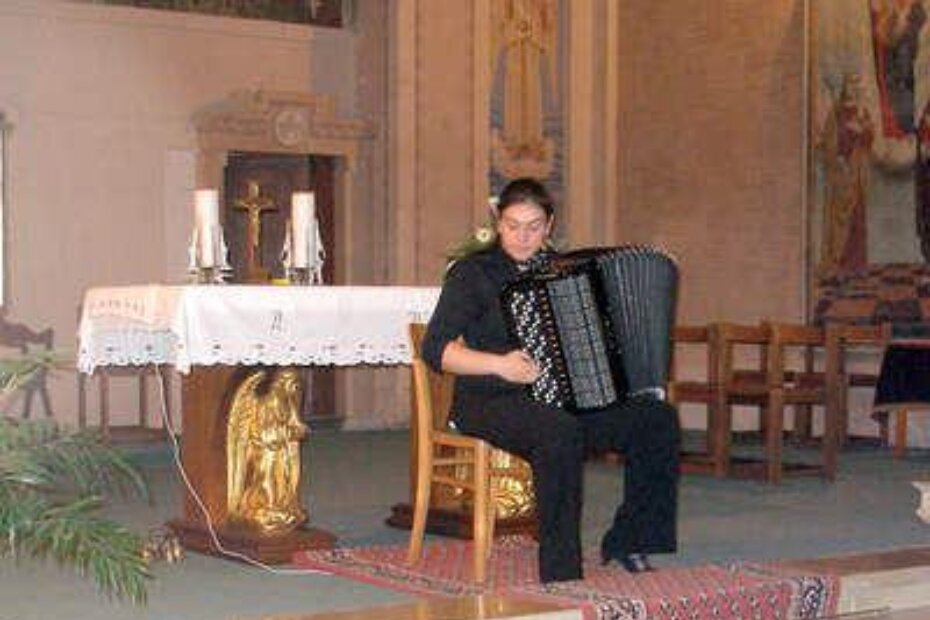 Anamarija Lovrečić u crkvi sv. Martina