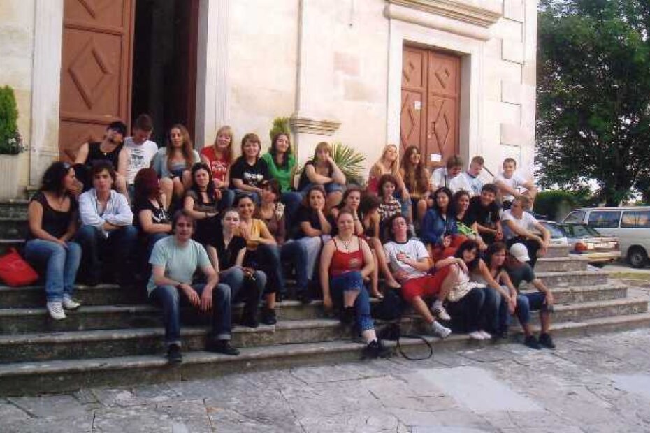 Učenici III. razreda jezične gimnazije u Oprtlju