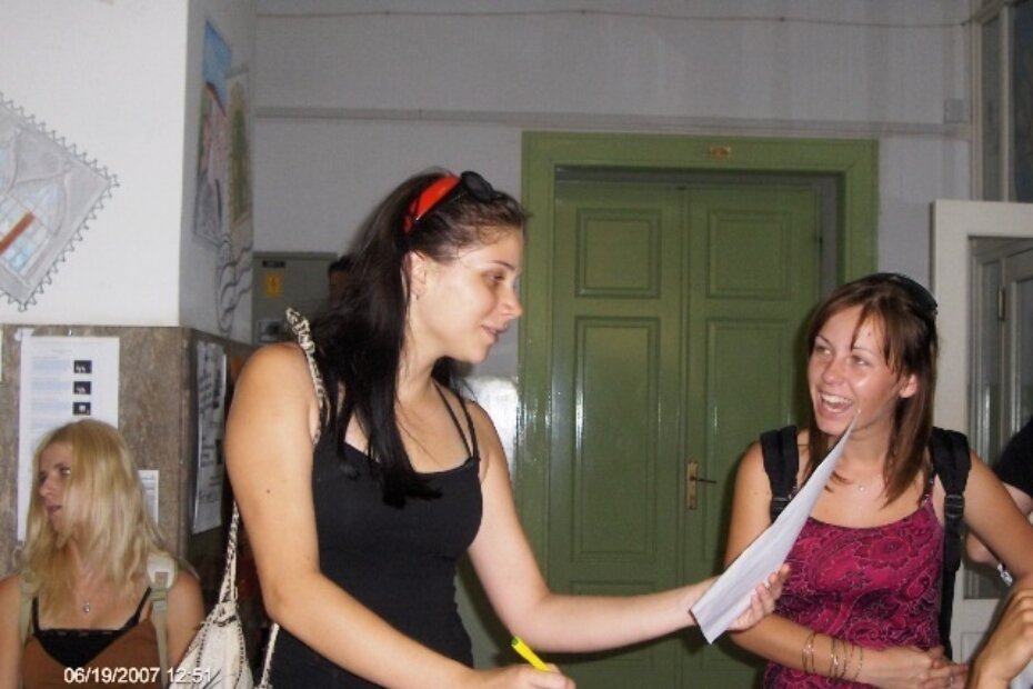 Vanda i Nikolina glasuju za Vijeće mladih Poreča