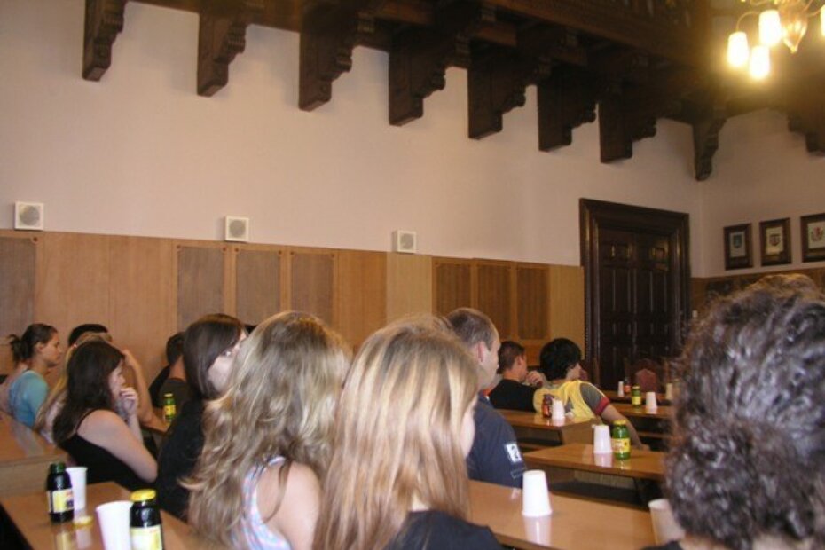 Učenici i mentori u gradskoj vijećnici na prijemu kod gradonačelnika Edija Štifanića