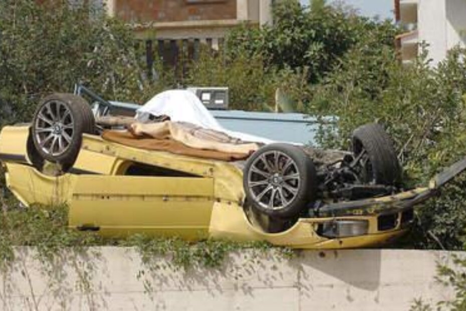 On nije vozio, nego letio, kaže Dragan Rošić u čije je dvorište 'doletio' BMW