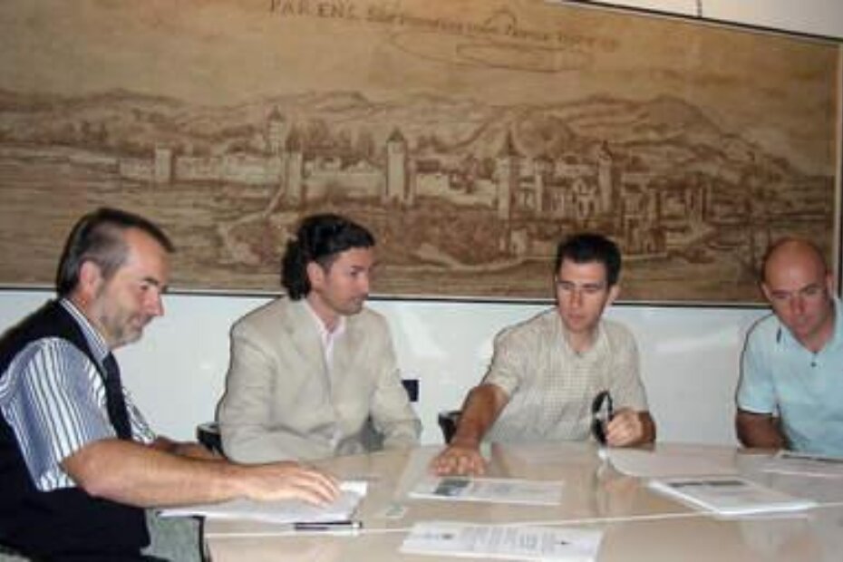 S jučerašnjeg predstavljanja rekreativne i natjecateljske Parenzane: Dario Baldaš, Denis Ivošević, Martin Čotar i Nikola Matić