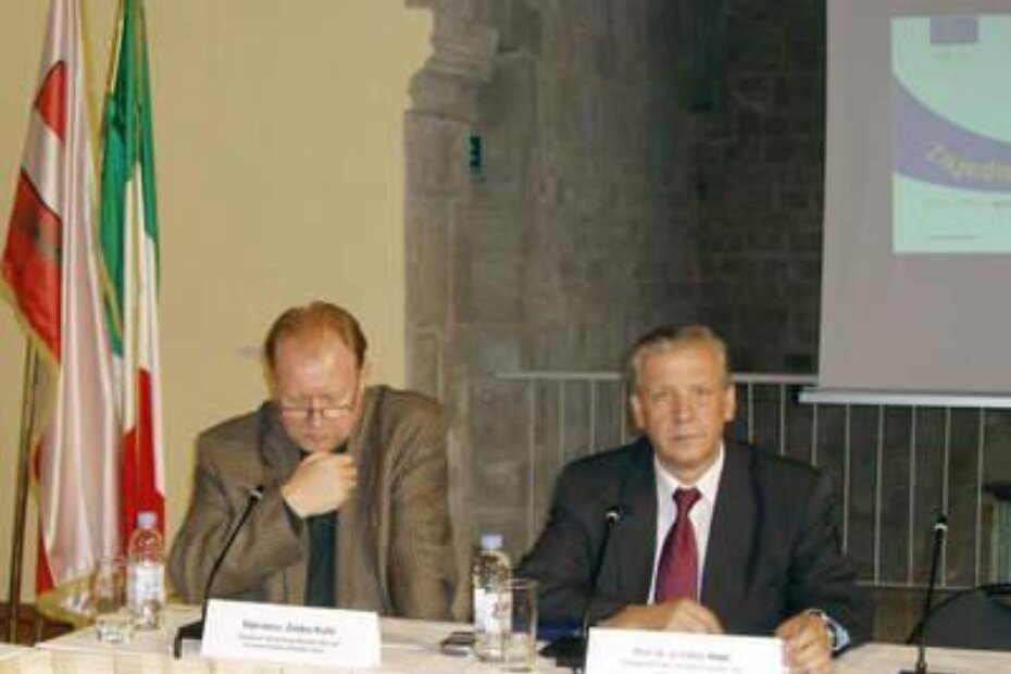 Predavač na Veleučilištu Vern Željko Kolić i prof dr. sc. Vidoje Vujić s Hotelijerskog fakulteta u Iki