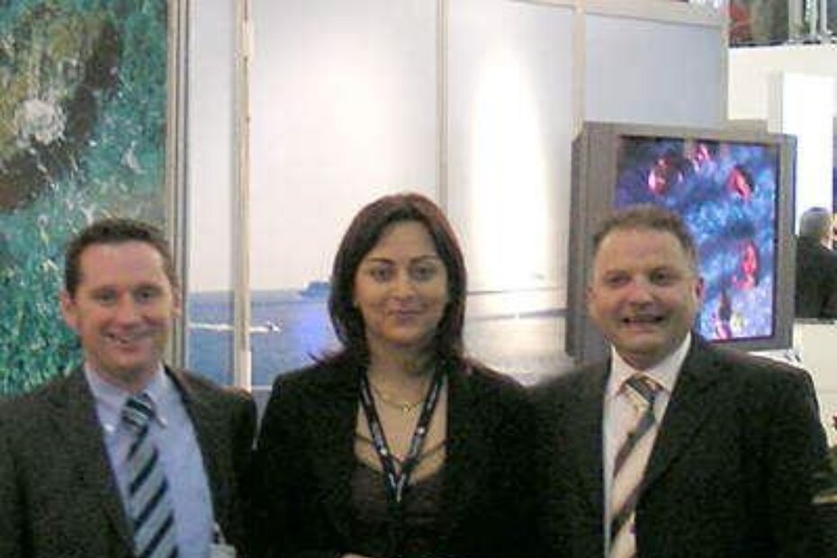 Željko Kukurin i Giorgio Cadum s kolegicom Vesnom Šćira Knapić