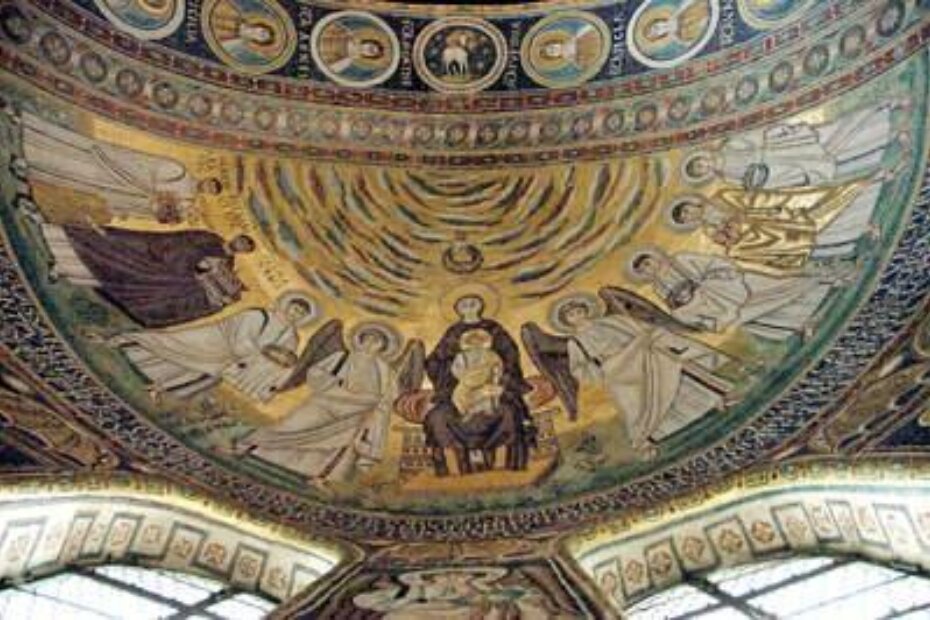 Mozaici u tjemenu apside Eufrazijeve bazilike