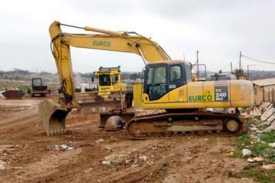 Mehanizacija je stigla na Kaštijun