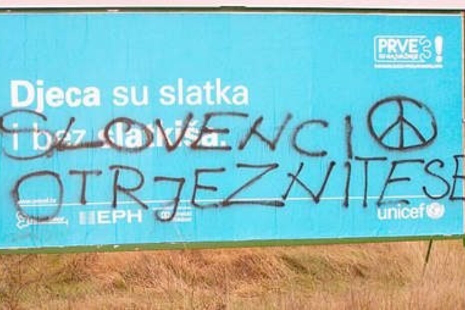Nepoznati autori pozivaju na mirno rješenje hrvatsko-slovenskih problema
