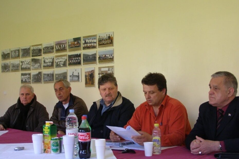 Sa tiskovne konferencije u prostorijama NK "Vrsar"