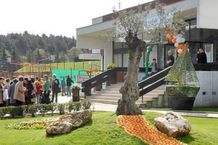 Šareni okoliš sportske dvorane 'Veli Jože'