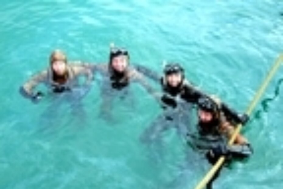 Ronioci iz sekcije podvodnog ribolova SRD-a Ribon