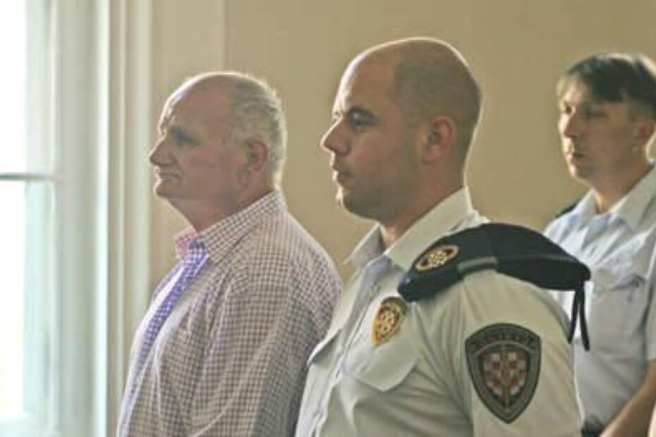 Od šest okrivljenika na objavi presude bio je jedino Marko Cvitković, koji je doveden iz pritvora