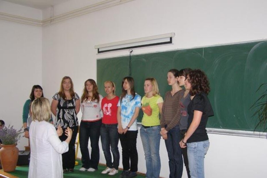 Školski vokalni sastav na svečanoj sjednici