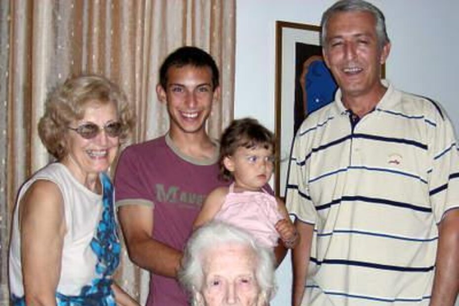 Paula Prodan s obitelji