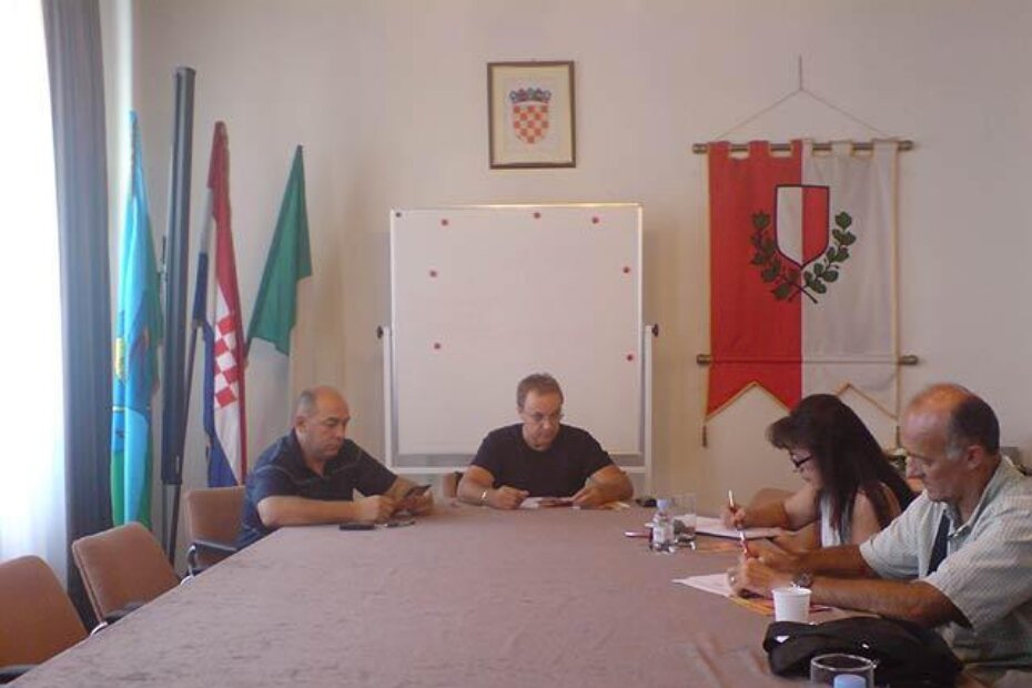 Azeglio Picco i Sergio Pavat sa novinarima