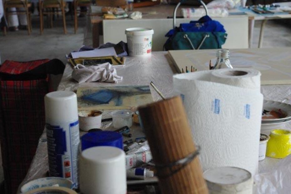 Radni stol umjetnice Sarah Seidmann