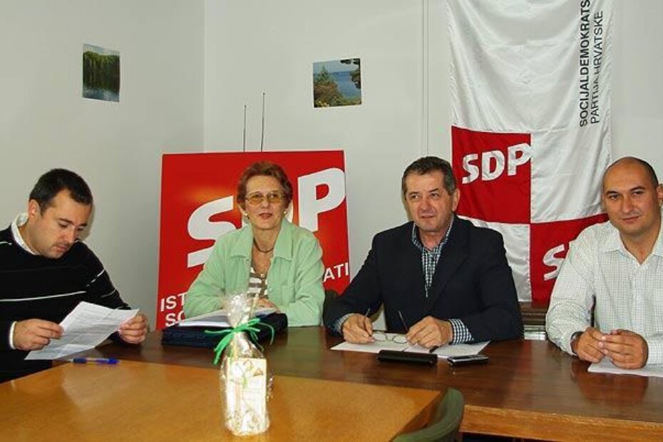 S lijeva nadesno: Roland Fable, Snježana Mekota, Arduino Matošević i Darko Saftić na današnjoj pressici