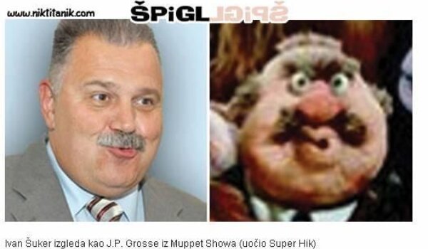 14 ogledala Nika Titanika sa poznatim osobama i njihovim igranim ili crtanim skoro-pa-blizancima