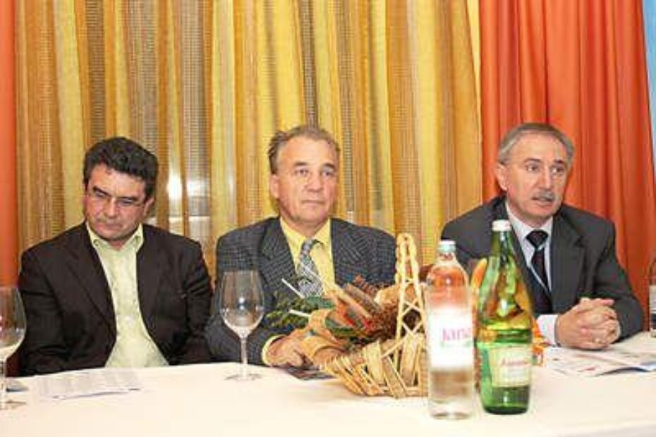 Edi Štifanić, Edi Milokanović i Miro Dodić na konferenciji za novinare povodom 9. Rallyja Poreč