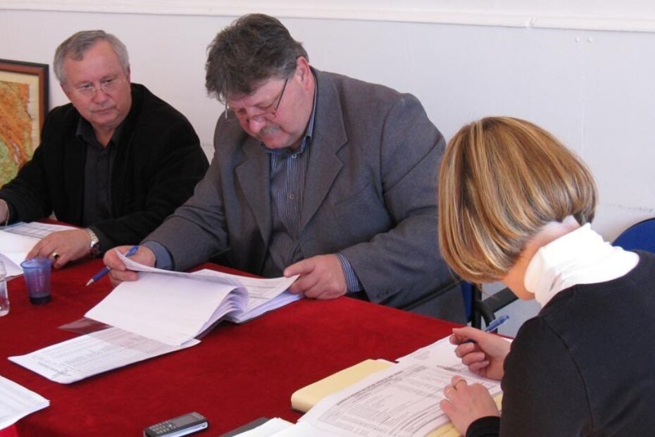Predsjednik Općinskog vijeća Matukina, načelnik Štifanić i šefica Odsjeka za financije, proračun i računovodstvo Ines Šepić