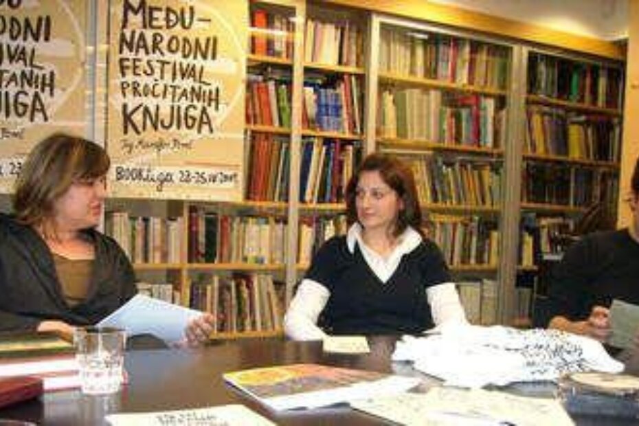 S konferencije za novinare: Irides Zović, Jelena Šimunović i Sean Poropat