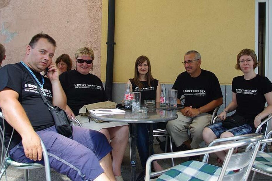 S lijeva nadesno: Mateo Sardelin (crna kronika), Sniježana Matejčić, Martina Dodić, Goran Prodan i Dubravka Blaško (dopisništvo Poreč)