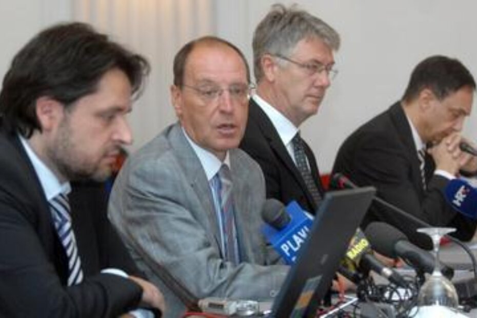 Velimir Šonje, Zoran Bohaček, Damir Kuštrak i Igor Oppenheim