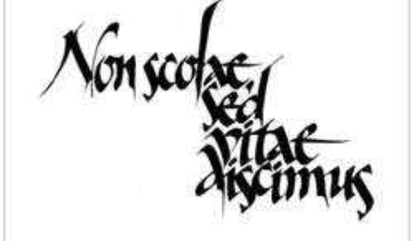 Non scholae sed vitae discimus (Učimo za život, a ne za ocjenu)