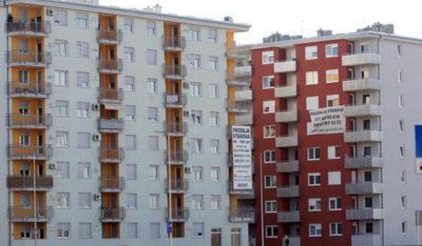 Cijene stanova u 2009. pale četiri posto