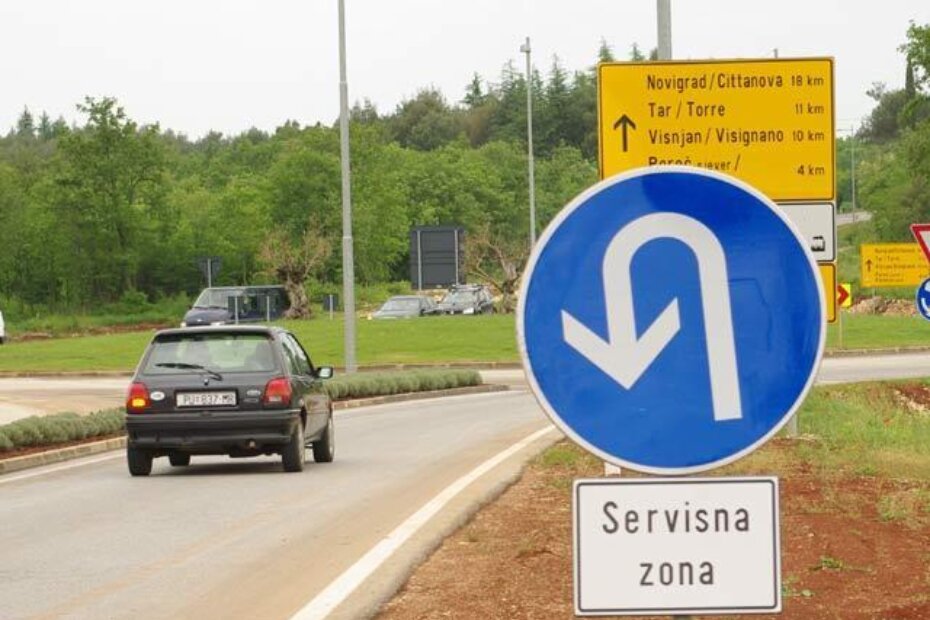 Iz Vrvari: oko rotora kod Stancije Portun, natrag prema Vrvarima, pa desno