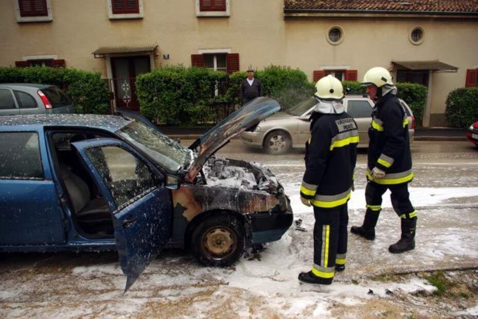 Porečki su vatrogasci brzo lokalizirali požar