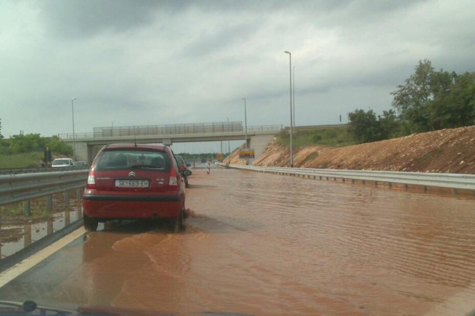 Potop na Istarskom ipsilonu, čvor Baderna