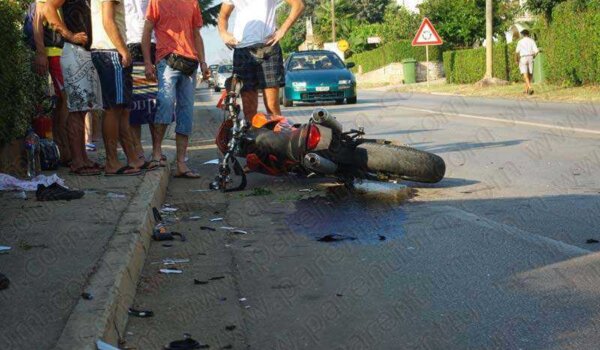 Posuđenim motociklom izazvao prometnu nesreću