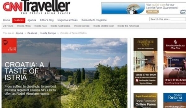 Istra na naslovnici CNN Travellera
