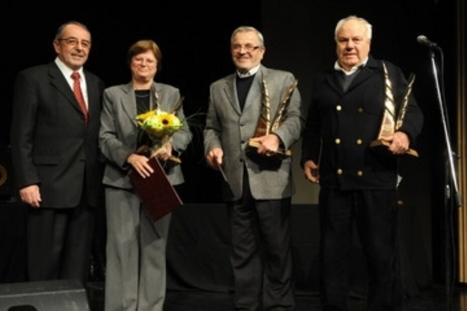 Anton Peruško, Ružica Močibob, Luka Belić i Erto Fabris - dobitnici nagrada za životno djelo