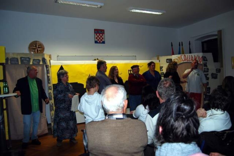 Dramska grupa ZT Poreč u Taru i Vižinadi krajem 2010.