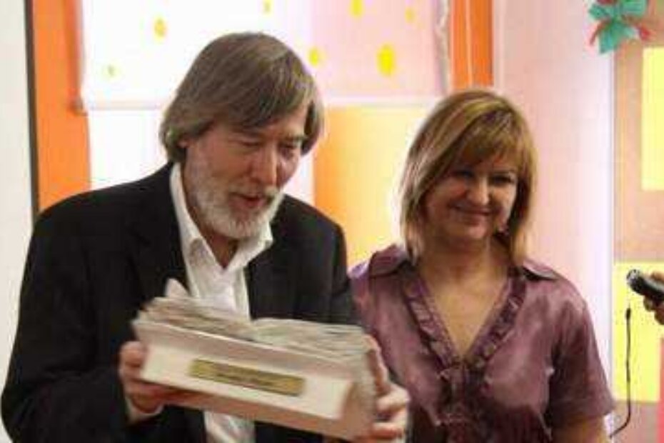 Ovogodišnji laureat Hrvoje Hitrec i Irides Zović