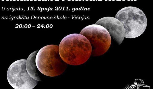 Promatranje pomrčine Mjeseca u Višnjanu, 15. lipnja 2011. godine
