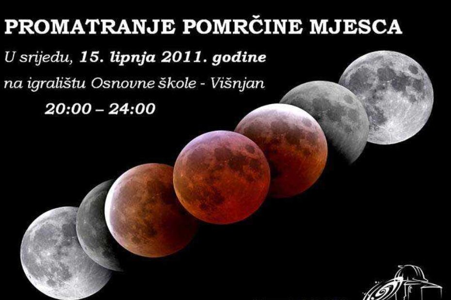 Pomrčina Mjeseca snimljena iz Višnjana, 03. ožujka 2007. godine.