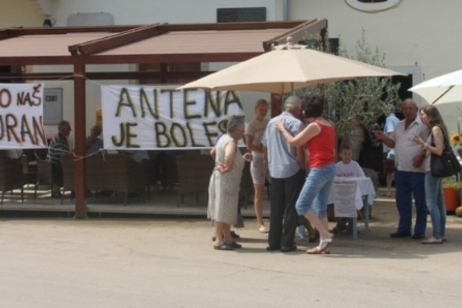 Protest mještana Kaštelira (Foto: TZ Kaštelir-Labinci)