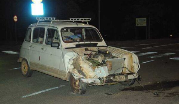 Octaviom se zabio u Renault 4