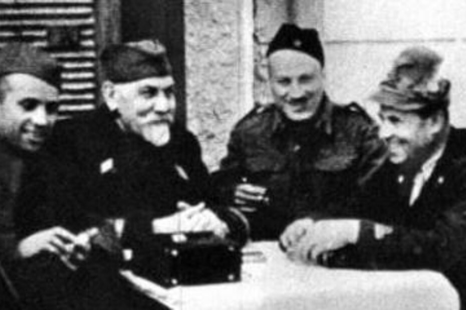 Ravnich s Titovim vojnicima