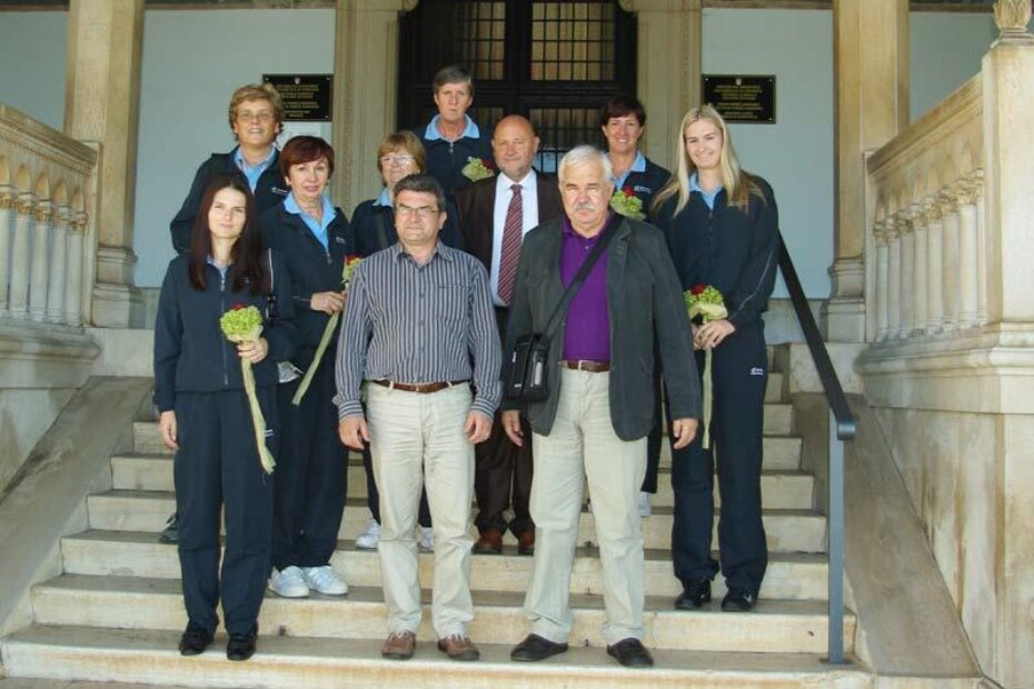 Zajednička fotografija na stepeništu Gradske palače