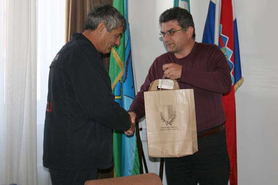 Vukadin Kojić i gradonačelnik Edi Štifanić