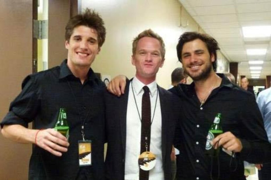 Luka, Stjepan i Neil Partick Harris nakon nastupa u Las Vegasu
